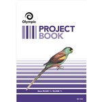 OLYMPIC P523 PROJECT BOOK 8MM RULED 90GSM 24 PAGE 335 X 240MM