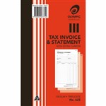 OLYMPIC 625 INVOICE AND STATEMENT BOOK CARBON TRIPLICATE 100 LEAF 200 X 125MM