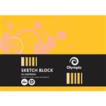 OLYMPIC SK60 SKETCH BOOK TOP OPEN 110GSM 25 LEAF A3 PACK 10
