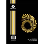 OLYMPIC SP95 NOTEBOOK SPIRAL BOUND 8MM RULED 120 PAGE A4 WHITE