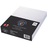 CULTURAL CHOICE NOTE PAD 8MM RULED 70GSM 100 PAGE A5 WHITE PACK 20