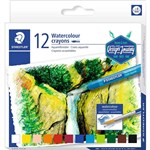 STAEDTLER 223 WATERCOLOUR CRAYONS ASSORTED BOX 12