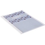 GOLD SOVEREIGN THERMAL BINDING COVER 8MM A4 WHITE BACK  CLEAR FRONT BOX 100