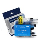 COMPATIBLE BROTHER LC133C INK CARTRIDGE HIGH YIELD CYAN