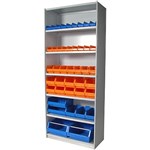 APC STEEL UNI SHELVING 7 SHELVES 2175 X 1200 X 400MM WHITE SATIN