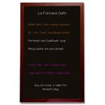 VISIONCHART BLACKBOARD MAGNETIC 900 X 595MM MAHOGANY STYLE FRAME