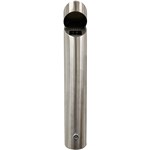 COMPASS ASH TRAY WALL MOUNTED CYLINDRICAL SILVER