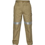 PRIME MOVER MP701 COTTON DRILL PANTS WITH CARGO POCKETS AND TAPE