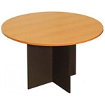 OXLEY ROUND MEETING TABLE 1200MM DIAMETER BEECHIRONSTONE
