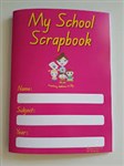 MY SCHOOL SCRAPBOOK HALF PAGE TRANSITION DESIGN PINK