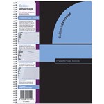 COLLINS DEBDEN ADVANTAGE A4 MEETING BOOK BLACK