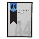 A4 CERTIFICATE FRAME BLACK 