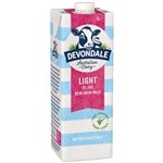 DEVONDALE MILK LONGLIFE SKIM SEMI 1L PINK PACKAGING