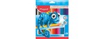 MAPED PULSE COLOURING PENCILS BOX 24 ASSORTED 7074100