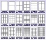 A4 LABEL 2 PER SHEET EXTRA TACKY BOX OF 100