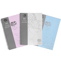 Coloured Cover Spiral Notebooks