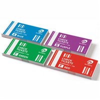 Check Tickets and Raffle Books